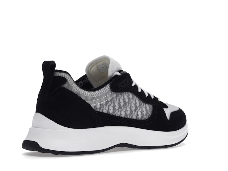 Baskets Dior B25 Oblique Runner en daim noir