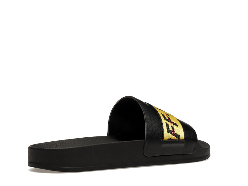 Sandales industrielles OFF-WHITE noires et jaunes
