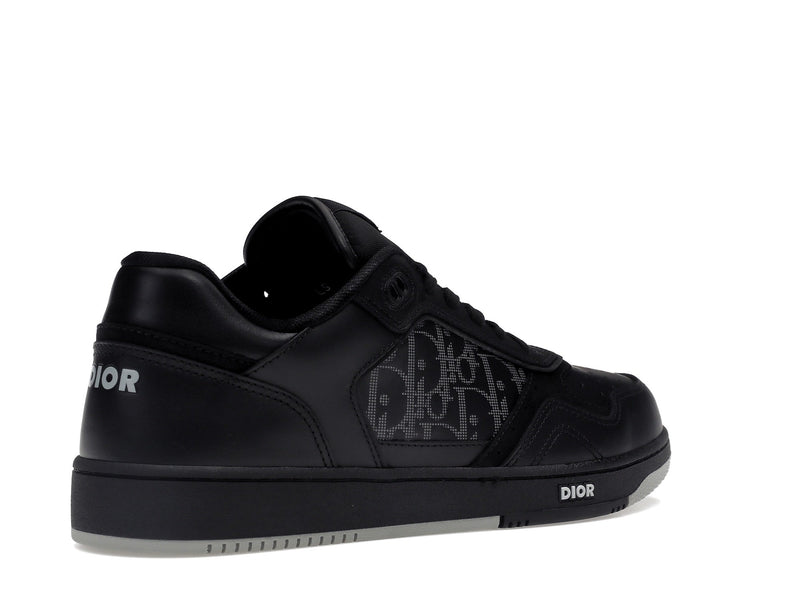 Dior B27 Low Noir Dior Oblique Galaxy Cuir Gris