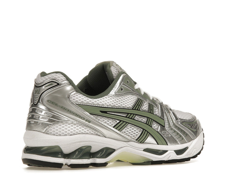 ASICS Gel-Kayano 14 Weiß Reines Silber Schiefergrau Salbei