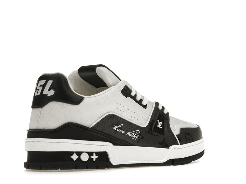 Baskets Louis Vuitton LV #54 Noir Blanc 