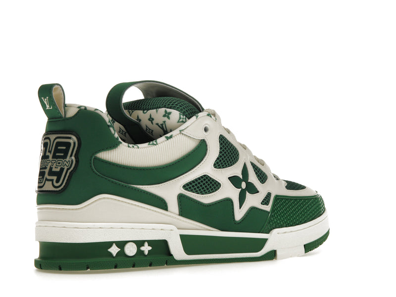 Baskets de skate Louis Vuitton LV Vert Blanc