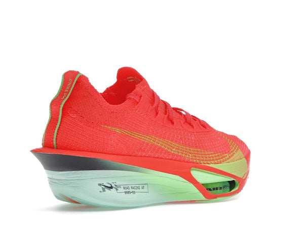 Nike Air Zoom Alphafly Next% 3 Cramoisi vif Citron vert Explosion Menthe Mousse Cave Violet