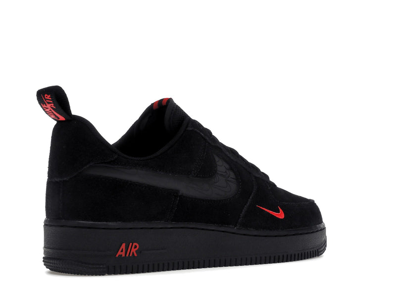 Nike Air Force 1 Low Multi-Swoosh Noir Cramoisi