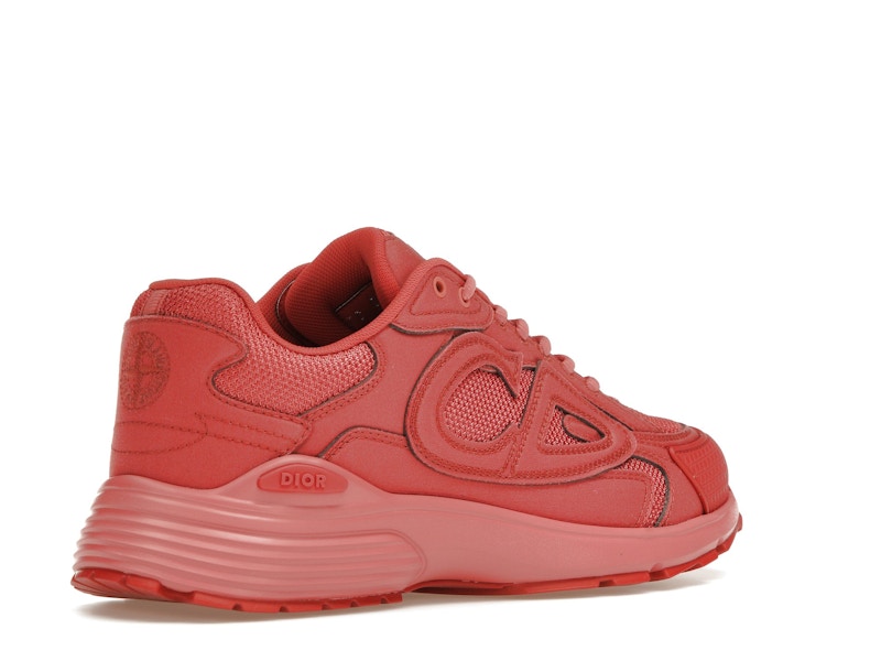 Baskets Dior x Stone Island B30 Rouge