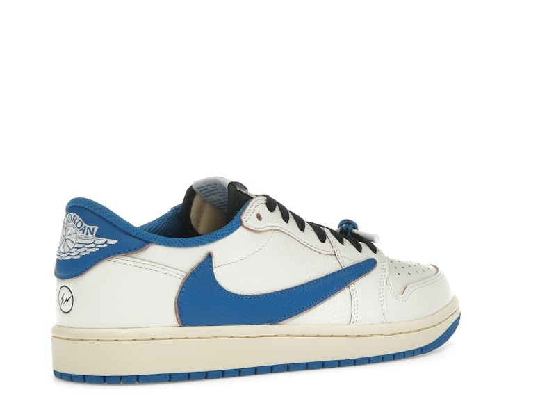 Jordan 1 Retro Low OG SP Fragment x Travis Scott Sail Military Blue