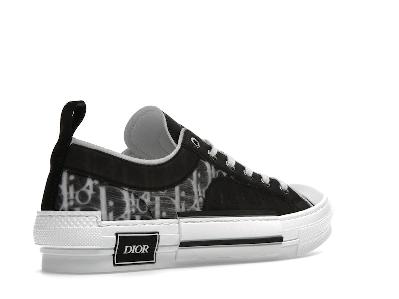 Dior B23 Low Noir Blanc Oblique