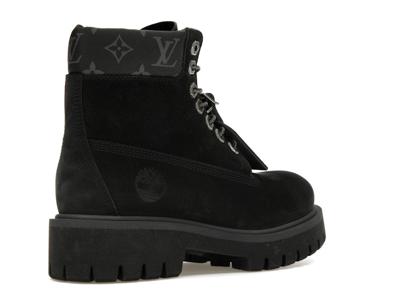 Bottines Louis Vuitton Timberland 6 pouces noires