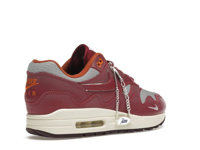 Nike Air Max 1 Patta Waves Rush Maroon (avec bracelet)