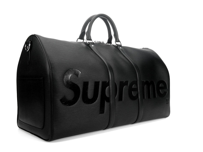 Louis Vuitton x Supreme Keepall Bandouliere Epi 55 Noir 