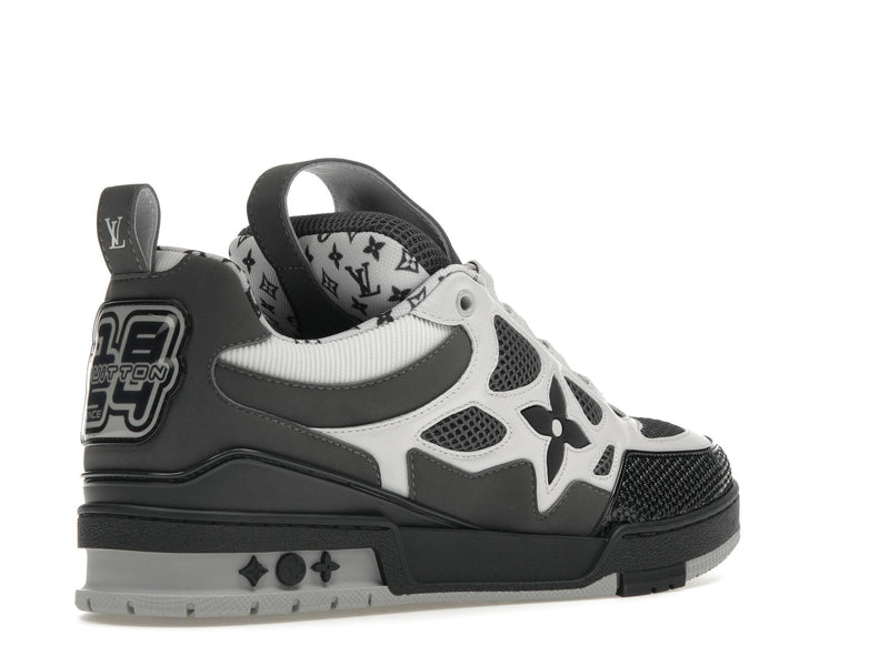 Baskets de skate Louis Vuitton LV Gris Blanc
