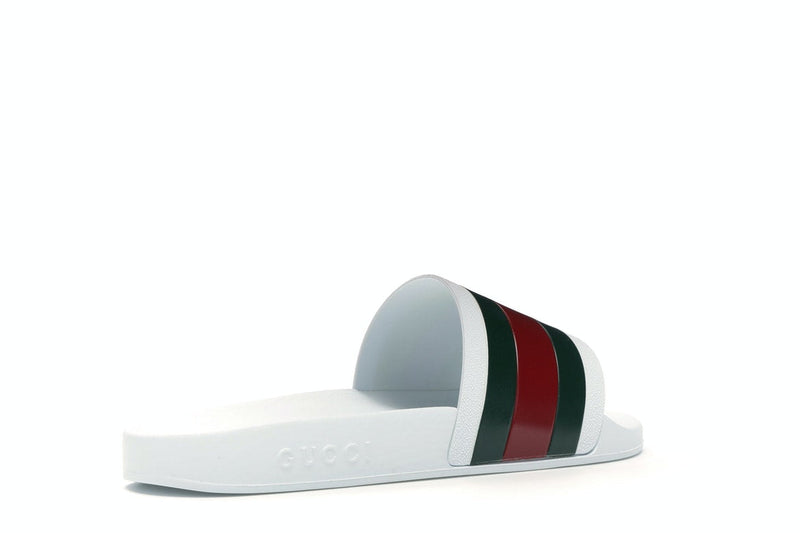 Claquettes de piscine Gucci Pursuit blanches