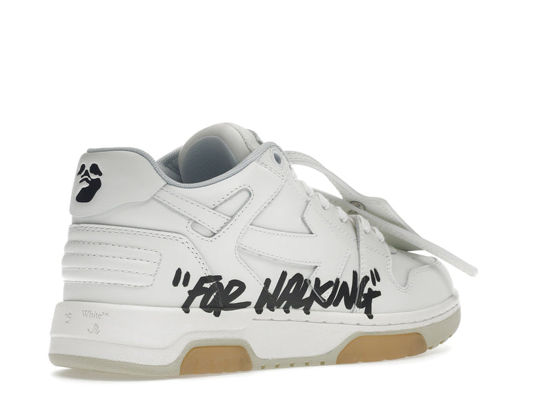 OFF-WHITE Out Of Office OOO Baskets basses pour la marche Blanc Noir 