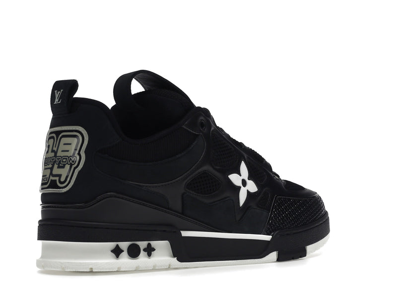Baskets de skate Louis Vuitton LV Noir Blanc