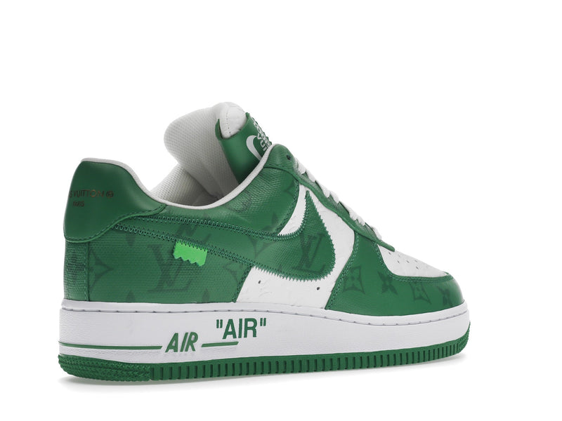 Louis Vuitton Nike Air Force 1 Low par Virgil Abloh Blanc Vert