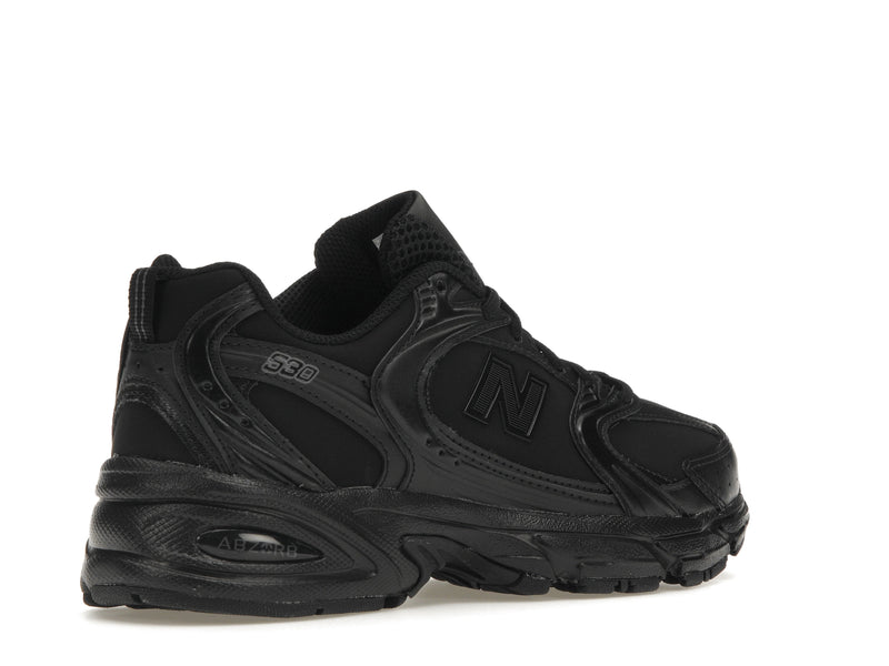 New Balance 530 Triple Black Cuir