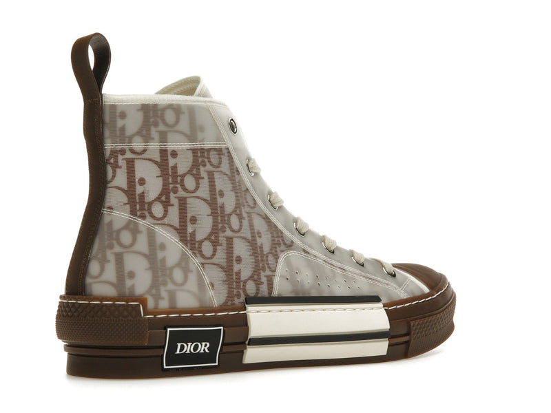 Dior B23 High Top Café Blanc Dior Oblique