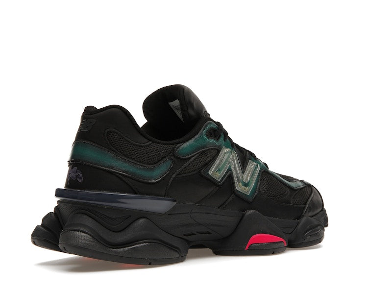 New Balance 9060 Mowalola Burglarwear Noir Bleu Sarcelle Rose 