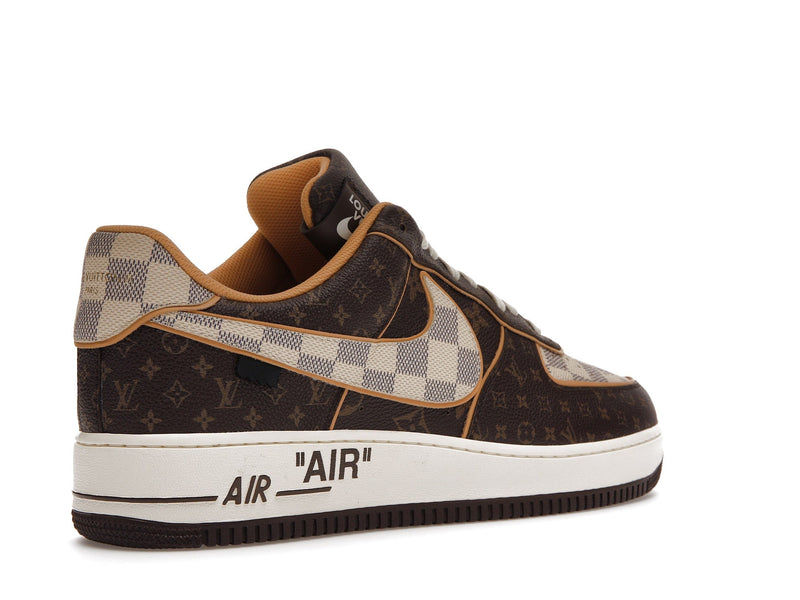 Nike Air Force 1 Low Louis Vuitton Monogram Marron Damier Azur