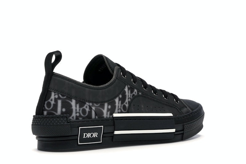 Dior B23 Low Top Canvas Oblique Noir