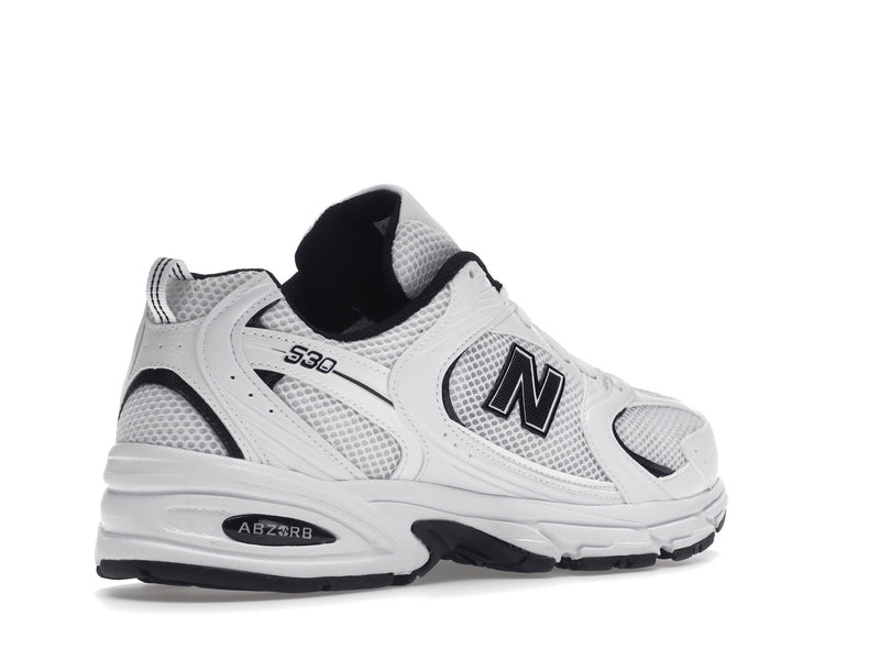 Détails de la New Balance 530 Blanc Noir