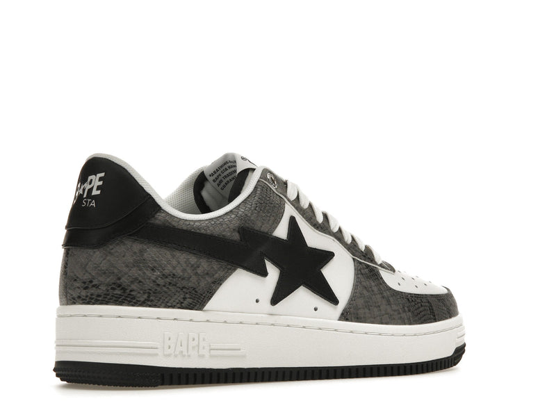 A Bathing Ape Bape Sta Snake Skin Noir