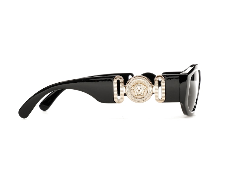 Versace Irregular Biggie Sonnenbrille Schwarz/Schwarz