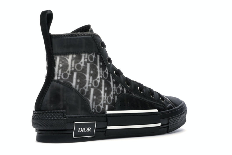 Dior B23 High Top Canvas Oblique Noir