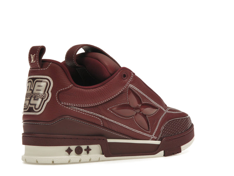 Baskets de skate Louis Vuitton LV Bordeaux Rouge