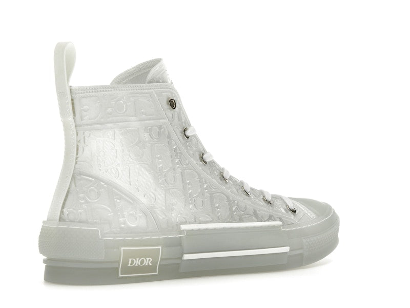 Dior B23 High Top Blanc Oblique en relief