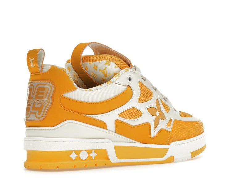 Baskets de skate Louis Vuitton LV Jaune Blanc