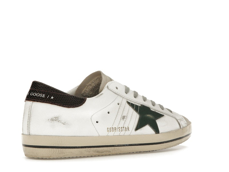 Golden Goose Super-Star Blanc Seedpearl Vert