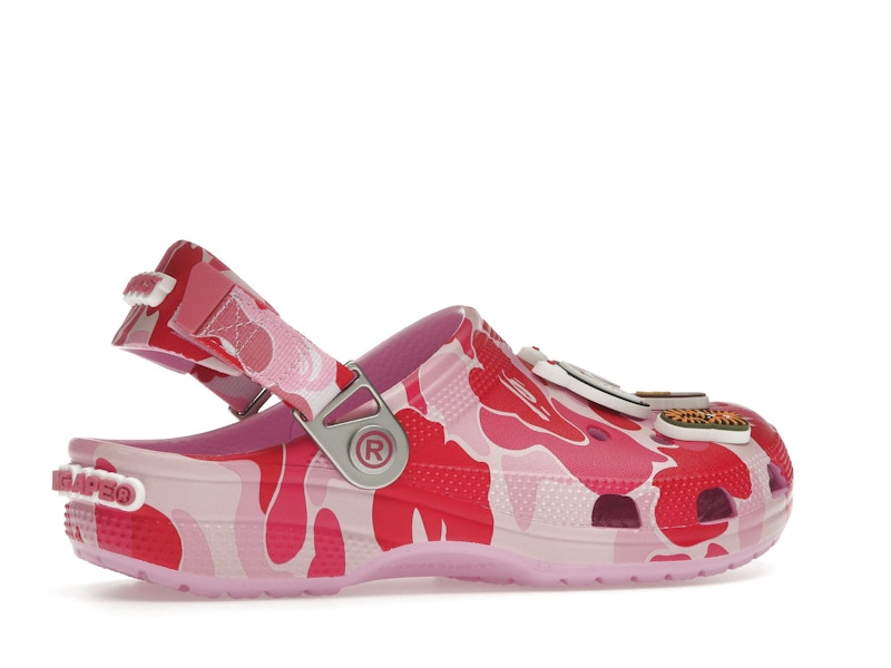 Crocs Classic Clog A Bathing Ape ABC Camo Rose
