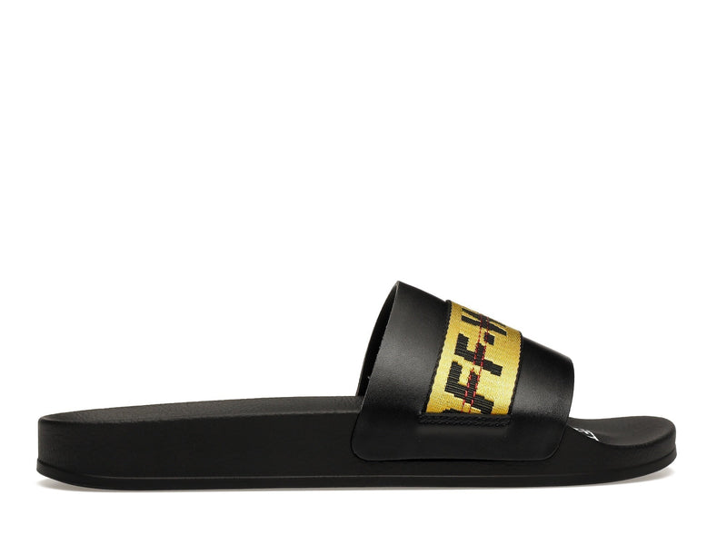 Sandales industrielles OFF-WHITE noires et jaunes