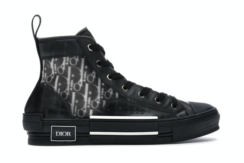 Dior B23 High Top Canvas Oblique Noir