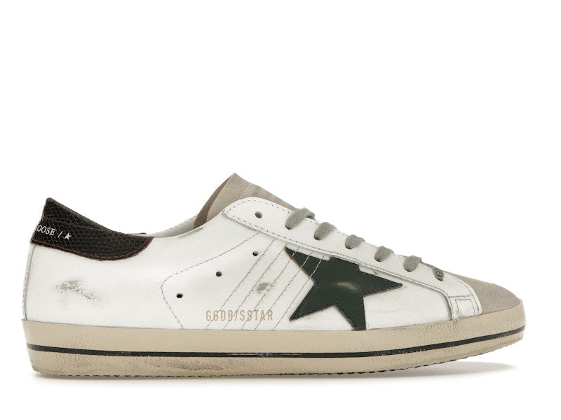 Golden Goose Super-Star Blanc Seedpearl Vert