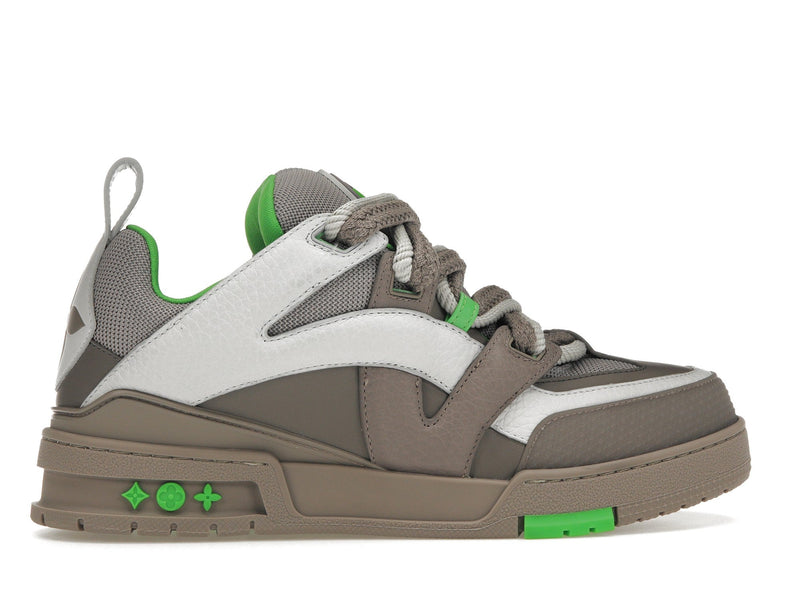 Baskets de skate Louis Vuitton LV Gris Vert