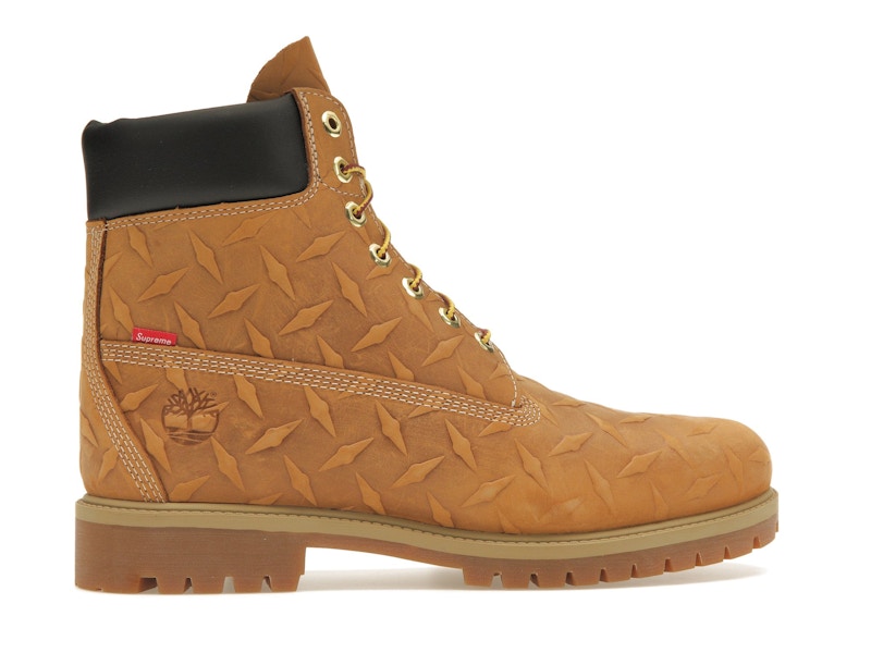 Timberland 6" Premium Waterproof Boot Supreme Diamond Plate Wheat
