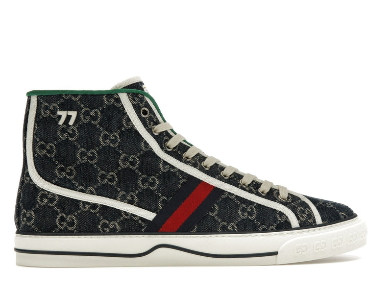 Baskets montantes Gucci Tennis 1977 bleues