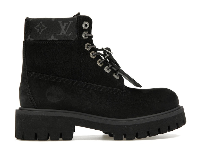 Bottines Louis Vuitton Timberland 6 pouces noires