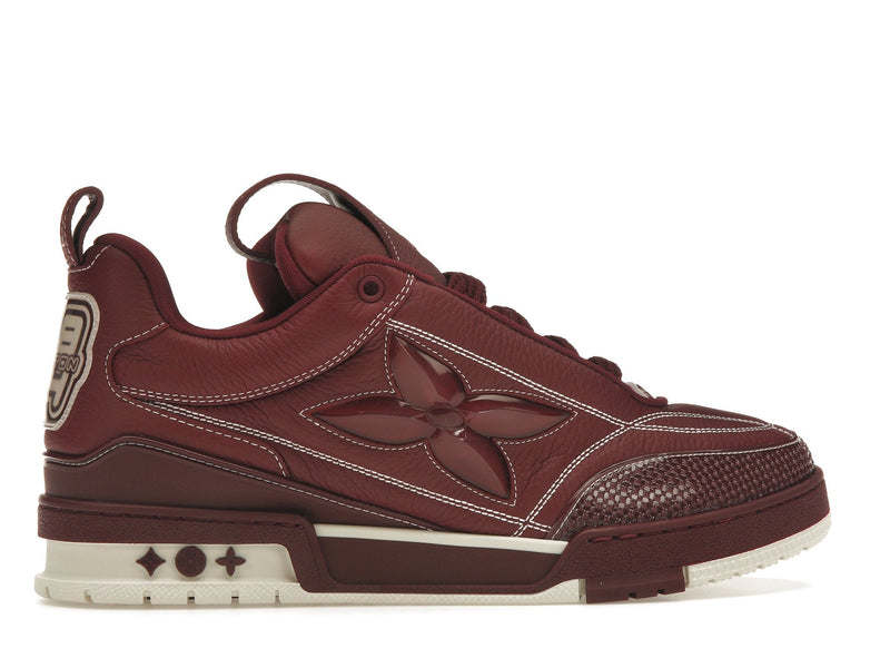 Baskets de skate Louis Vuitton LV Bordeaux Rouge