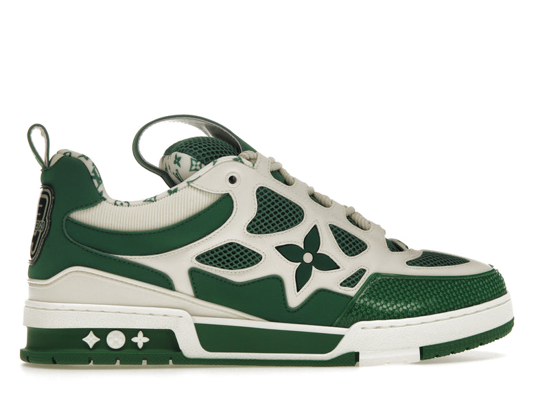 Baskets de skate Louis Vuitton LV Vert Blanc