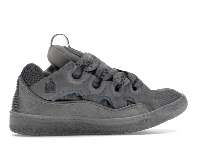 Lanvin Cuir Curb Effet Moucheté Gris Clair 