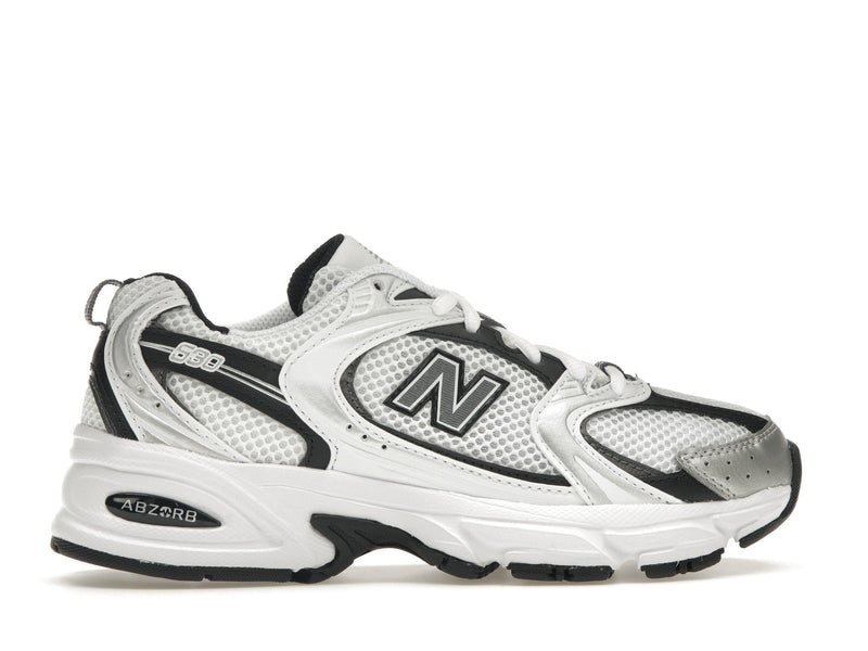 New Balance 530 Blanc Argent Métallisé Noir