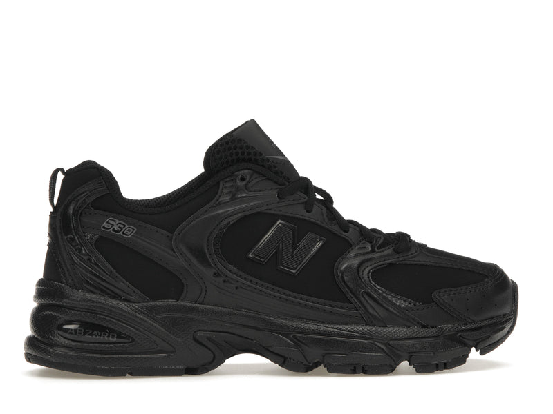 New Balance 530 Triple Black Cuir