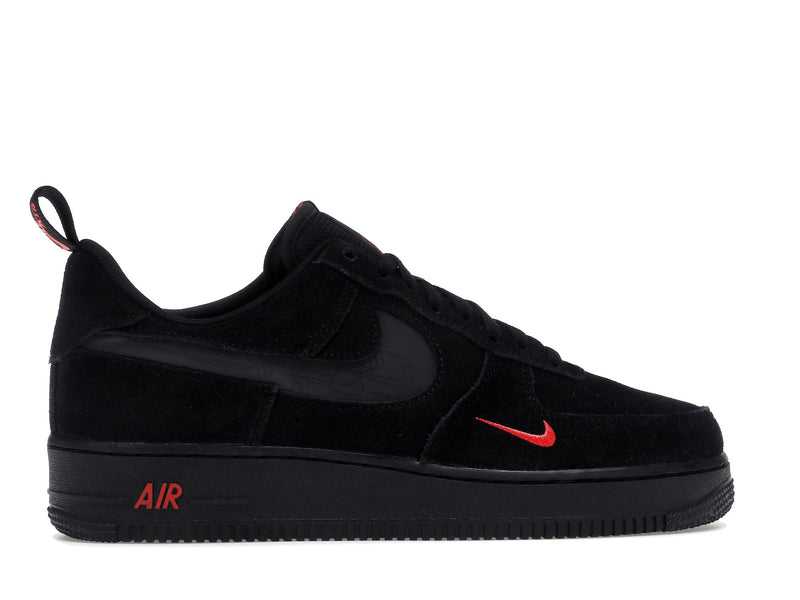Nike Air Force 1 Low Multi-Swoosh Noir Cramoisi