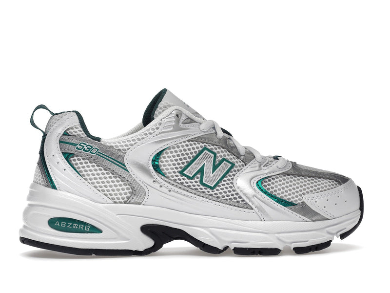 New Balance 530 Blanc Argent Vert