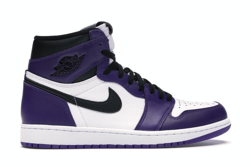 Jordan 1 Retro High Court Violet Blanc
