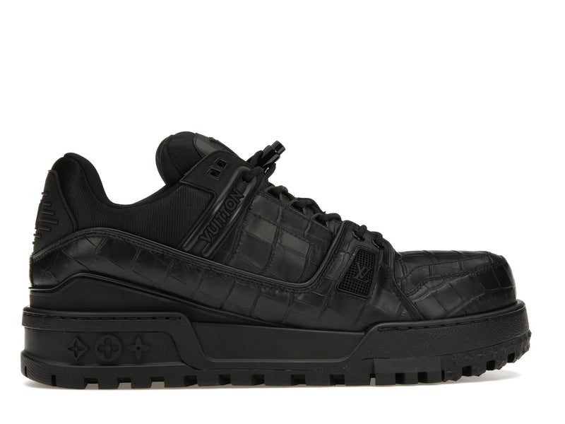 Baskets Louis Vuitton LV Trainer Maxi noires
