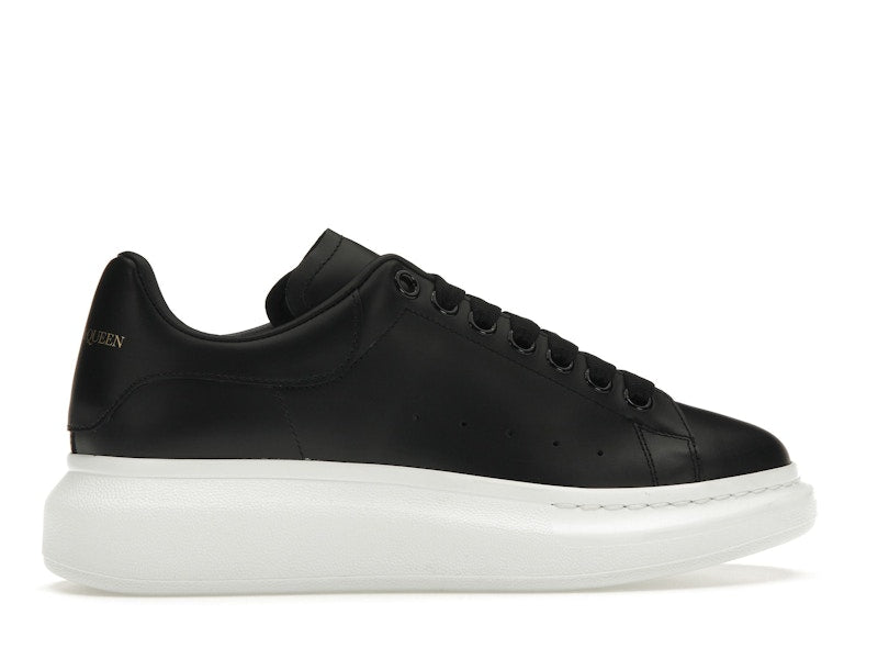 Alexander McQueen Oversized Schwarz Weiße Sohle
